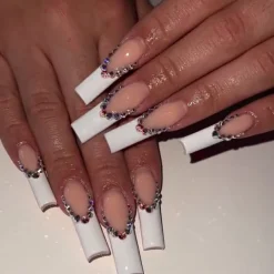 Square Shape Long Press On Nails