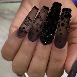 Square Shape Long Press On Nails