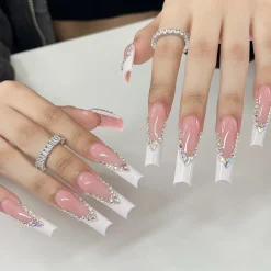 Square Shape Long Press On Nails