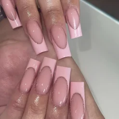 Square Shape Long Press On Nails