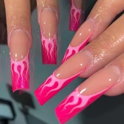Square Shape Long Press On Nails