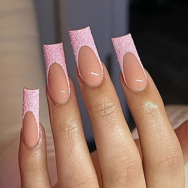 Square Shape Long Press On Nails