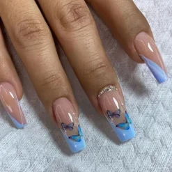 Square Shape Long Press On Nails