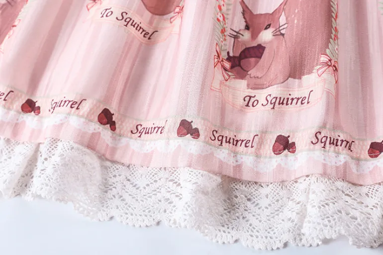 Squirrel Cameo Dress