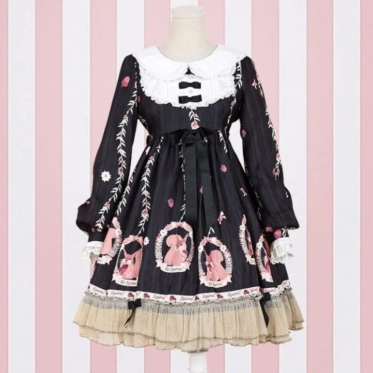 Squirrel Cameo Dress