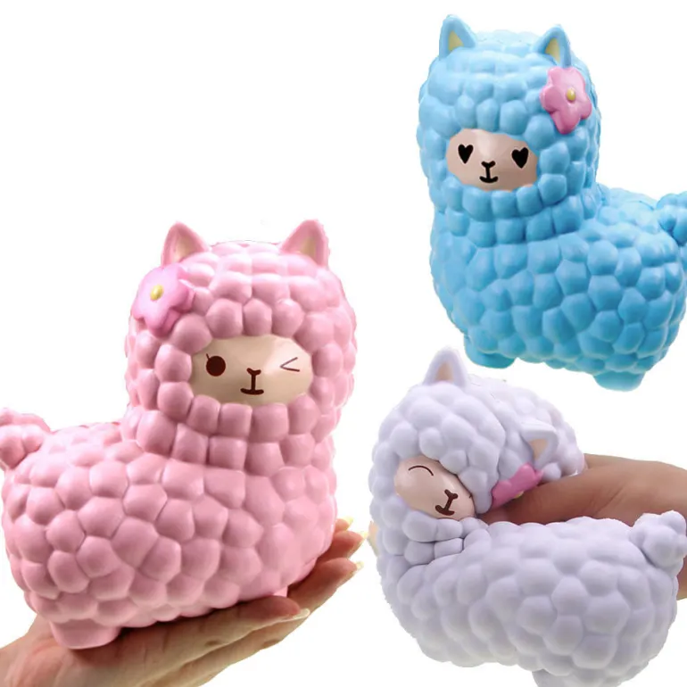 Squishy Rainbow Alpaca