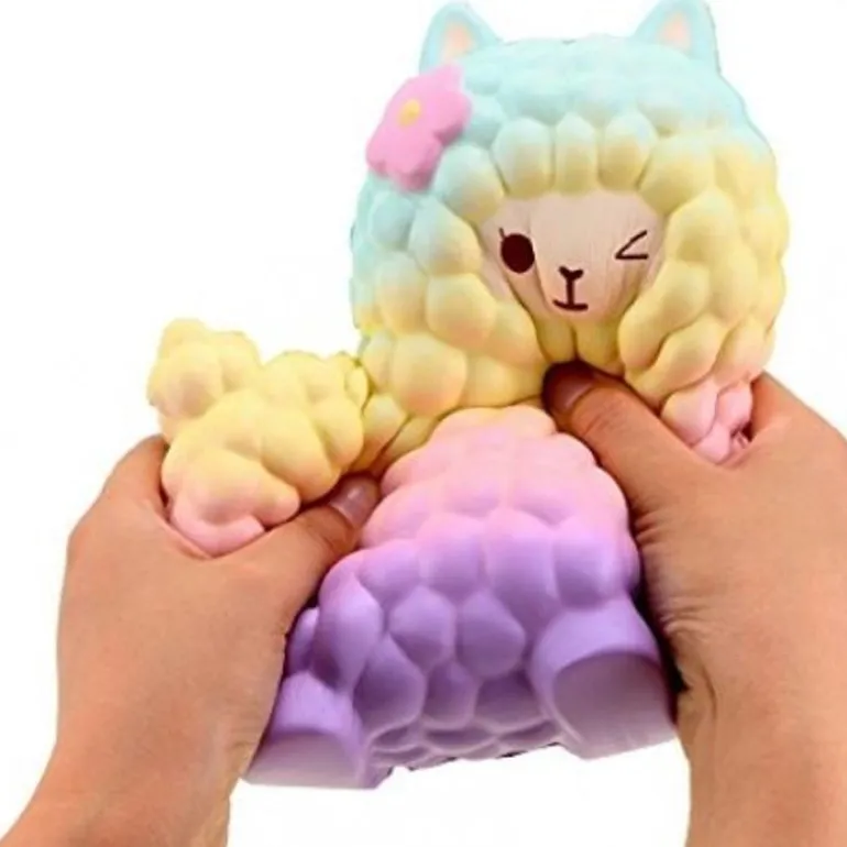 Squishy Rainbow Alpaca