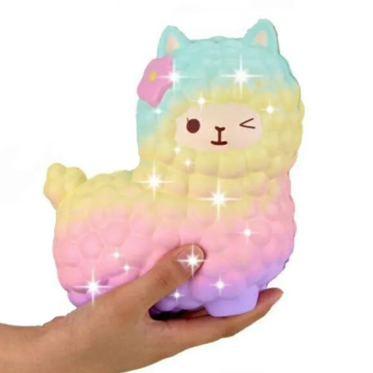 Squishy Rainbow Alpaca