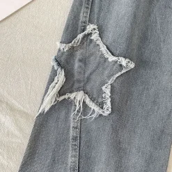 Star Patchwork Blue Jeans