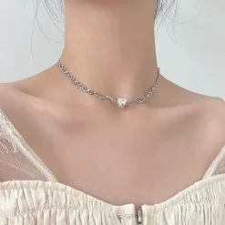Starry Love Crystal Dangle Necklace