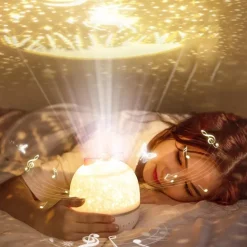 Starry Sky Projector Lamp & Speaker