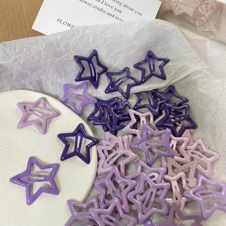 Starry Star Hair Barrettes