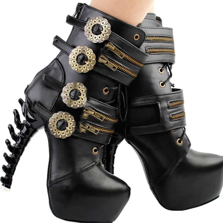 Steampunk Booties