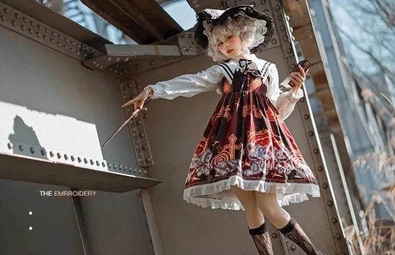 Steampunk Macabre Dress