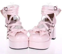 Strappy Wrap Baby Doll Heels