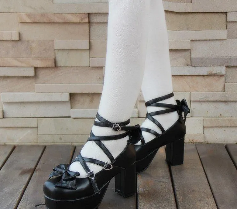 Strappy Wrap Baby Doll Heels
