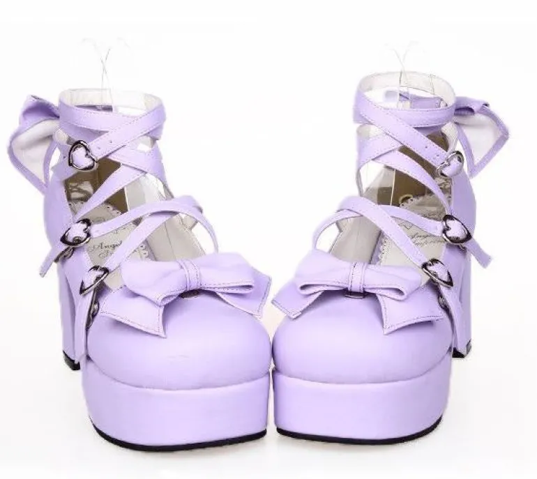 Strappy Wrap Baby Doll Heels