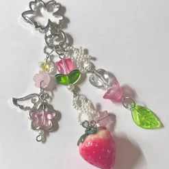 Strawberry Angel Keychain