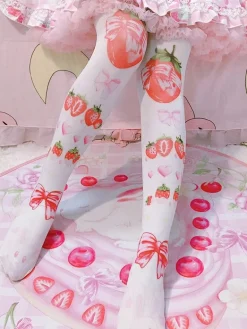 Strawberry Babe Stockings
