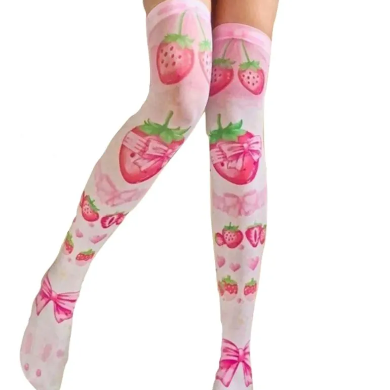 Strawberry Babe Stockings