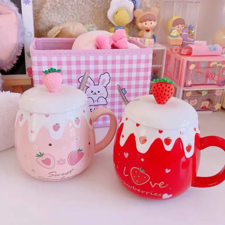 Strawberry Dessert Mugs
