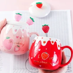 Strawberry Dessert Mugs