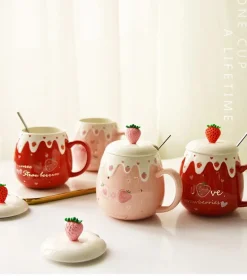 Strawberry Dessert Mugs
