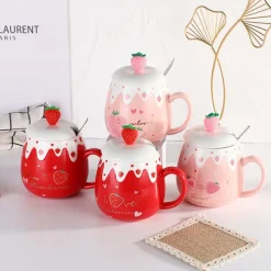 Strawberry Dessert Mugs