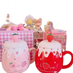 Strawberry Dessert Mugs