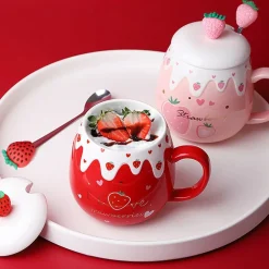 Strawberry Dessert Mugs