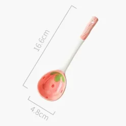 Strawberry Heart Cereal Bowl & Spoon