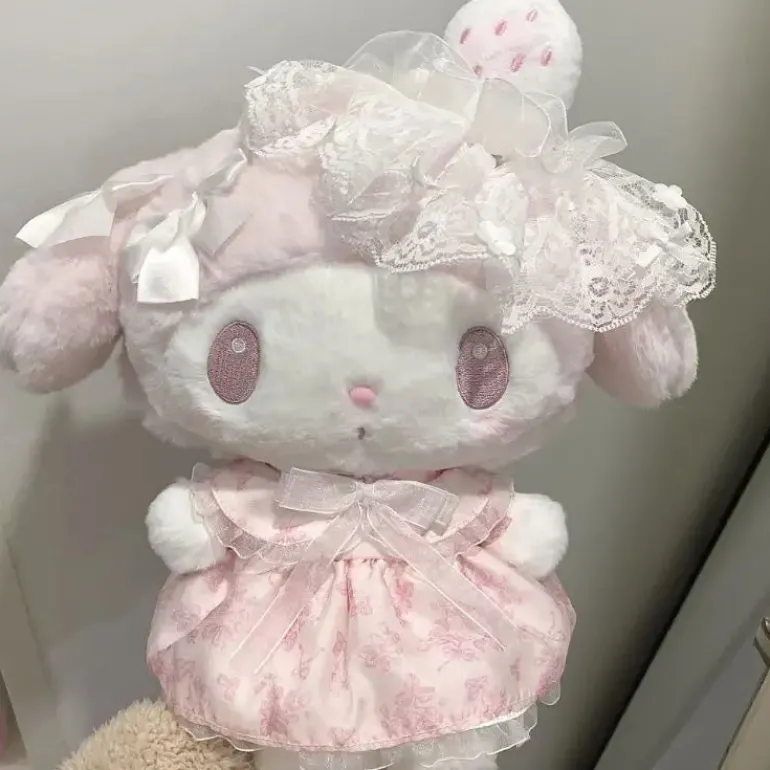 Strawberry Lace Bunny Plush