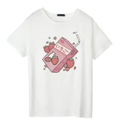 Strawberry Milk Graphic Tee