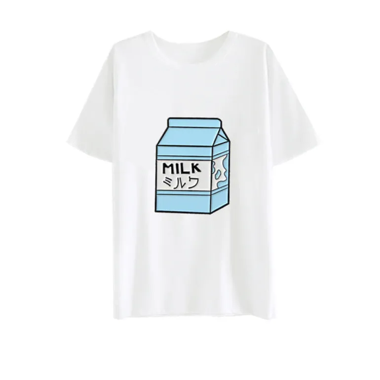 Strawberry Milk Graphic Tee