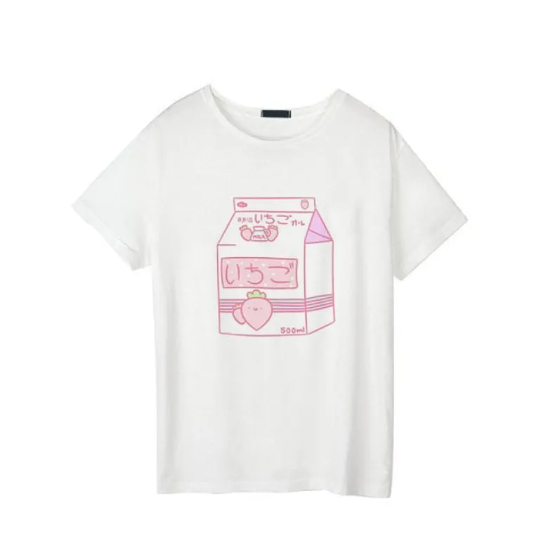 Strawberry Milk Graphic Tee