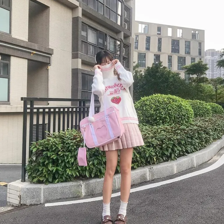 Strawberry Milk Knit Sweater