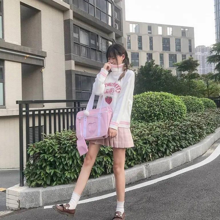 Strawberry Milk Knit Sweater