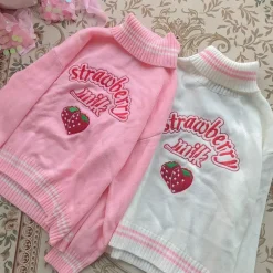 Strawberry Milk Knit Sweater