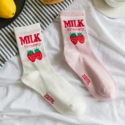 Strawberry Milk Socks
