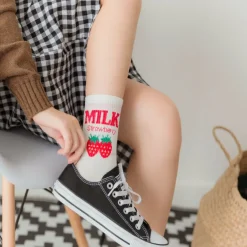 Strawberry Milk Socks