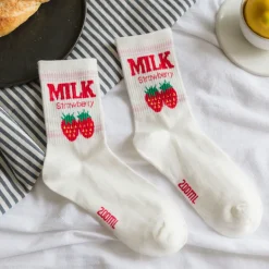 Strawberry Milk Socks