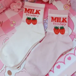 Strawberry Milk Socks