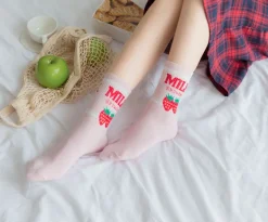 Strawberry Milk Socks