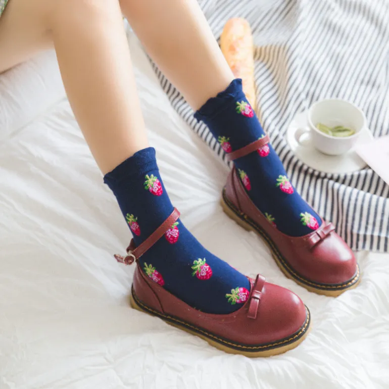 Strawberry Milk Socks