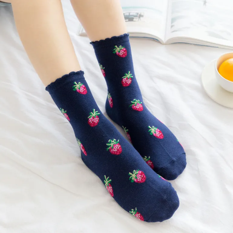 Strawberry Milk Socks