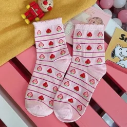 Strawberry Milk Socks