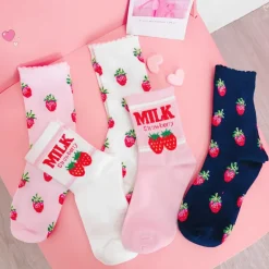 Strawberry Milk Socks