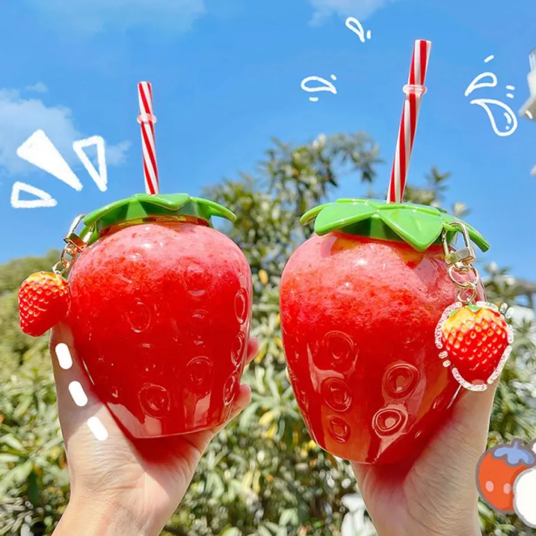 Strawberry Shaped Water Bottle