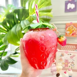 Strawberry Shaped Water Bottle