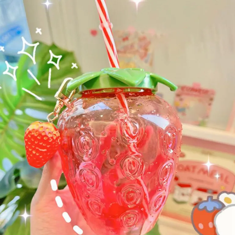 Strawberry Shaped Water Bottle